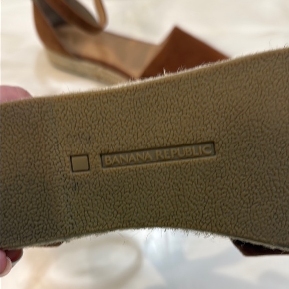 Banana Republic Brown Espadrille Shoes women’s size 11 brown suede - Picture 3 of 4